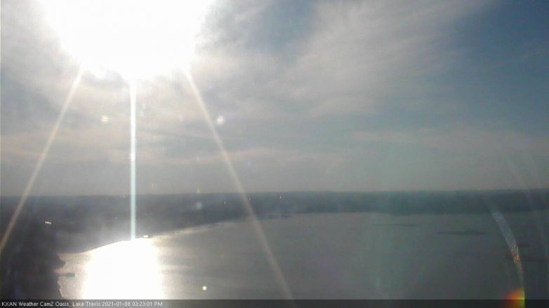 Lake Travis webcam, January 8, 2021 3:25 PM CT