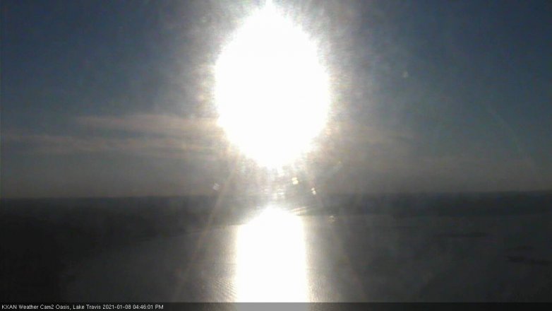 Lake Travis webcam, January 8, 2021 4:45 PM CT