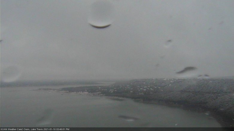 Lake Travis webcam, January 10, 2021 3:45 PM CT
