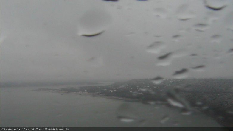 Lake Travis webcam, January 10, 2021 4:45 PM CT