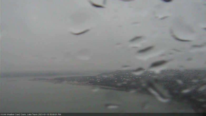 Lake Travis webcam, January 10, 2021 5:00 PM CT