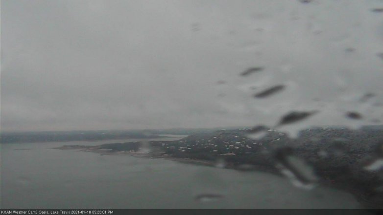 Lake Travis webcam, January 10, 2021 5:25 PM CT