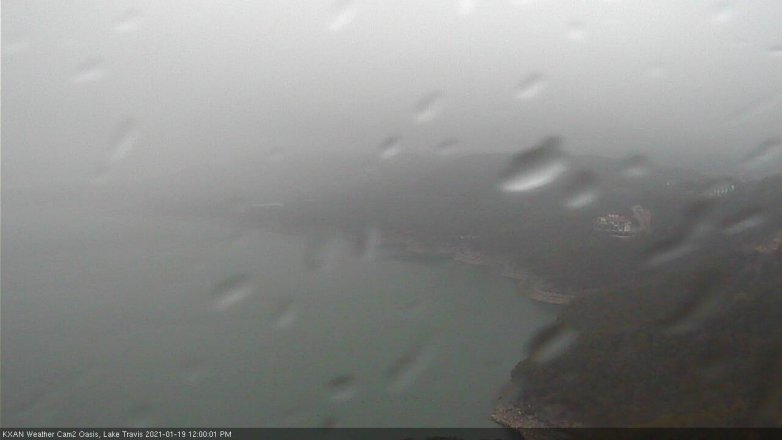 Lake Travis webcam, January 19, 2021 12:00 PM CT