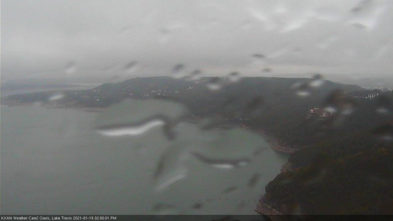 Lake Travis webcam, January 19, 2021 2:00 PM CT