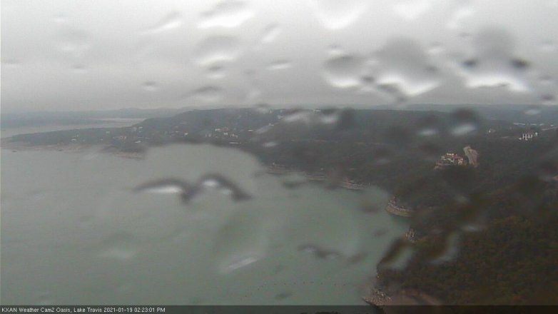 Lake Travis webcam, January 19, 2021 2:25 PM CT