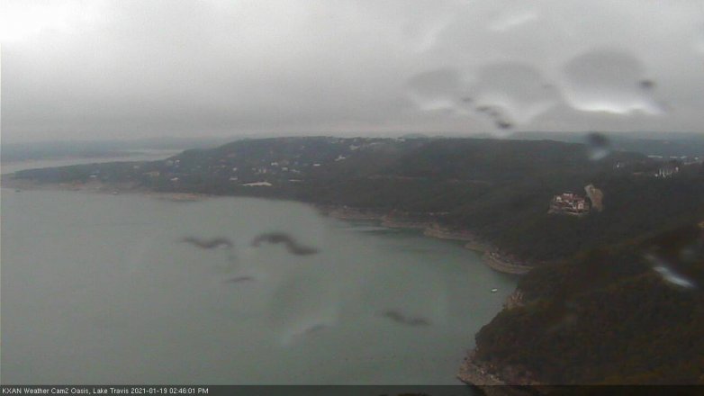 Lake Travis webcam, January 19, 2021 2:45 PM CT