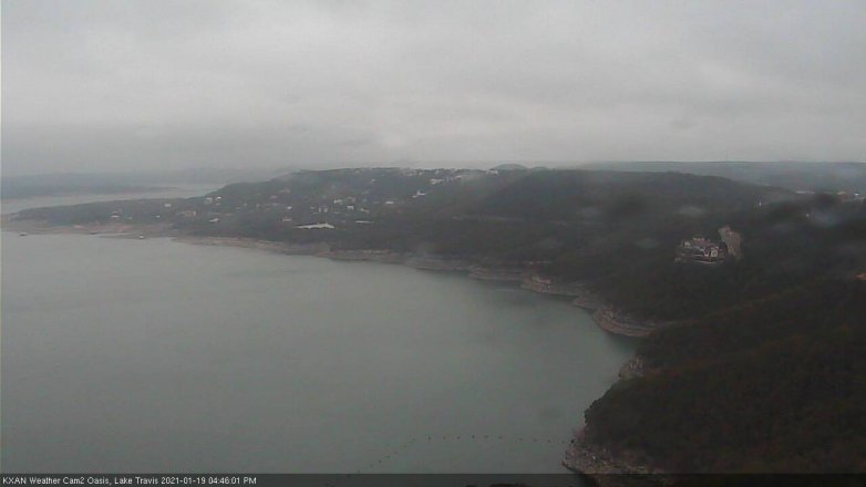 Lake Travis webcam, January 19, 2021 4:45 PM CT