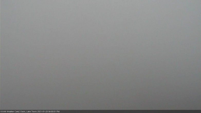 Lake Travis webcam, January 20, 2021 4:00 PM CT