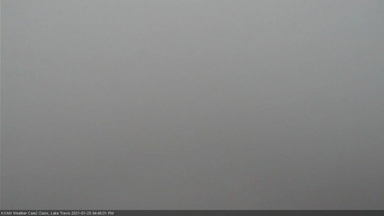 Lake Travis webcam, January 20, 2021 4:45 PM CT