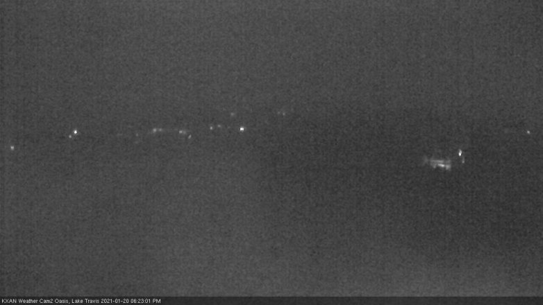 Lake Travis webcam, January 20, 2021 6:25 PM CT