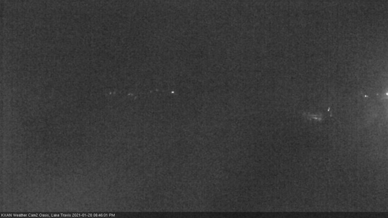 Lake Travis webcam, January 20, 2021 6:45 PM CT