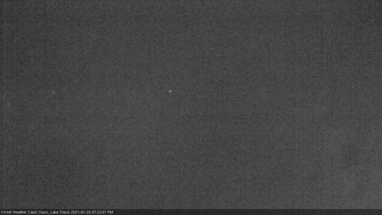 Lake Travis webcam, January 20, 2021 7:25 PM CT