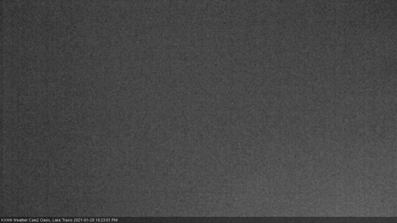 Lake Travis webcam, January 20, 2021 10:25 PM CT