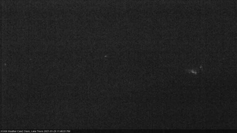 Lake Travis webcam, January 20, 2021 11:45 PM CT