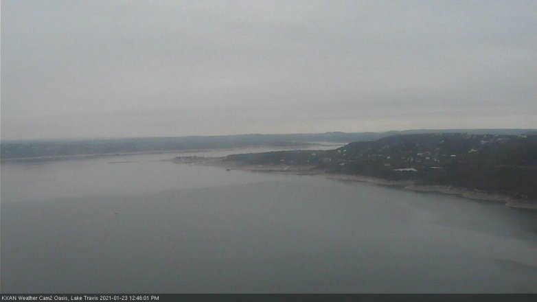 Lake Travis webcam, January 23, 2021 12:45 PM CT