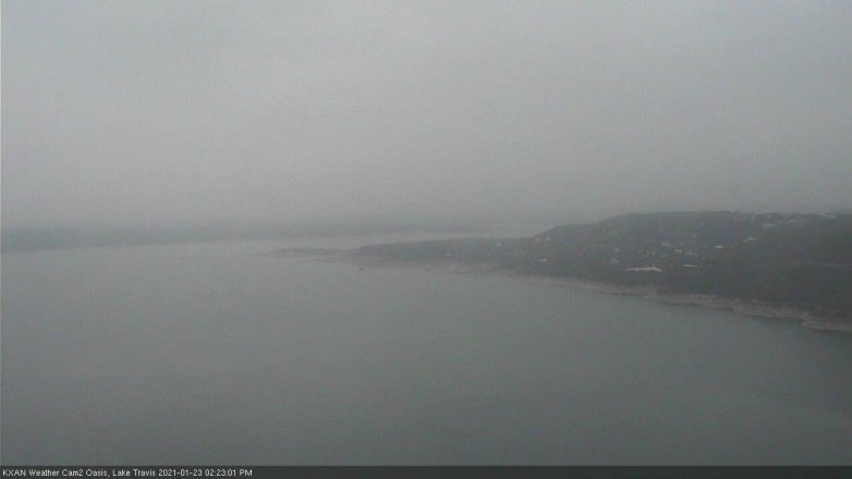 Lake Travis webcam, January 23, 2021 2:25 PM CT