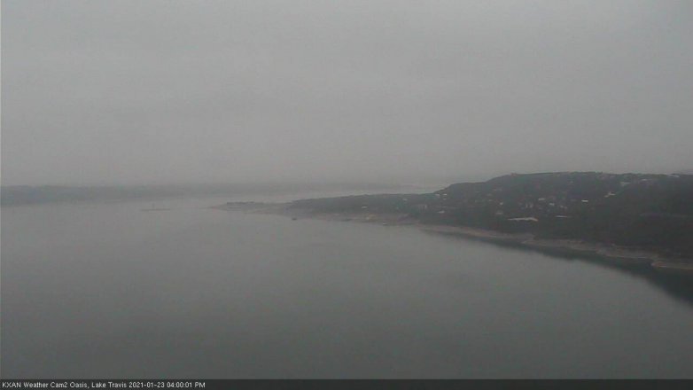 Lake Travis webcam, January 23, 2021 4:00 PM CT