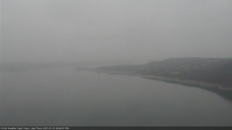 Lake Travis webcam, January 23, 2021 4:45 PM CT