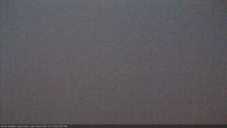 Lake Travis webcam, January 23, 2021 6:25 PM CT