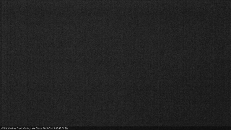 Lake Travis webcam, January 23, 2021 6:45 PM CT