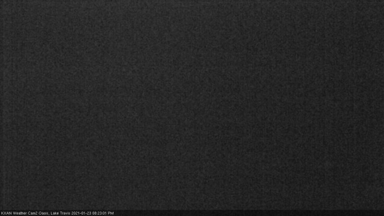 Lake Travis webcam, January 23, 2021 8:25 PM CT