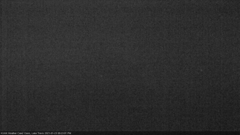 Lake Travis webcam, January 23, 2021 9:25 PM CT
