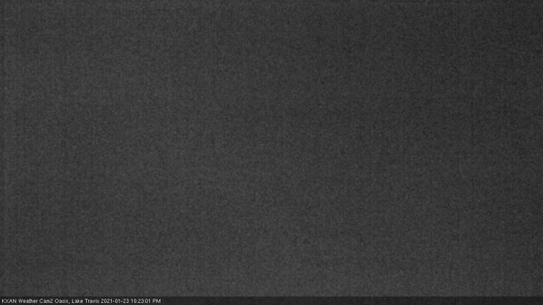 Lake Travis webcam, January 23, 2021 10:25 PM CT