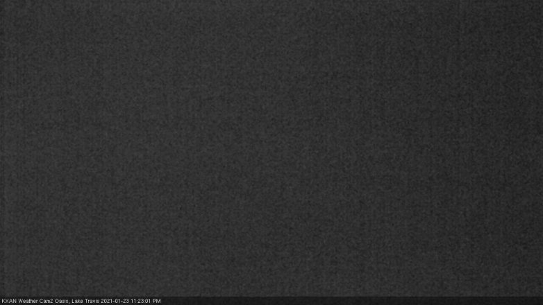 Lake Travis webcam, January 23, 2021 11:25 PM CT