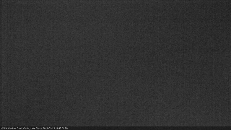 Lake Travis webcam, January 23, 2021 11:45 PM CT