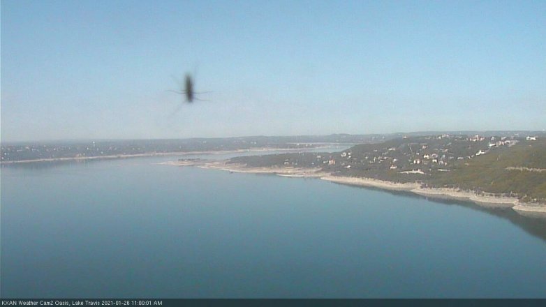 Lake Travis webcam, January 26, 2021 11:00 AM CT