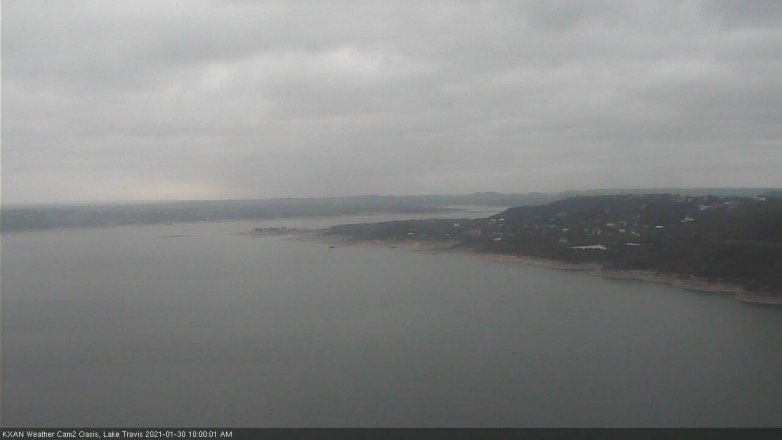 Lake Travis webcam, January 30, 2021 10:00 AM CT