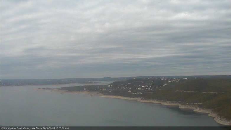 Lake Travis webcam, February 5, 2021 10:25 AM CT