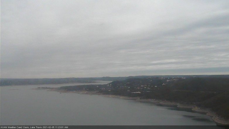 Lake Travis webcam, February 5, 2021 11:25 AM CT