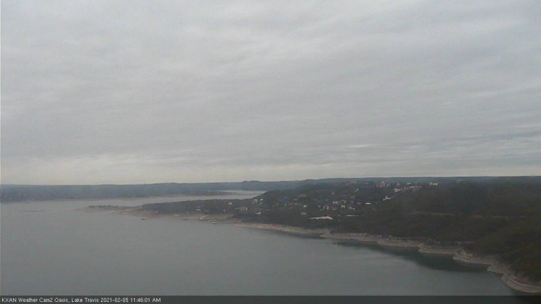 Lake Travis webcam, February 5, 2021 11:45 AM CT