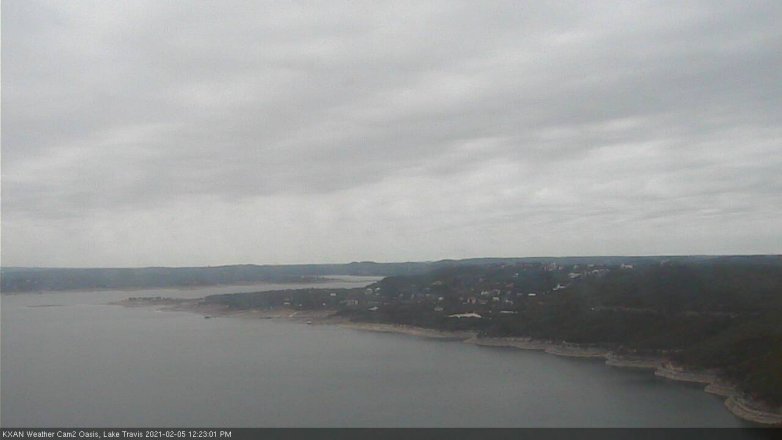 Lake Travis webcam, February 5, 2021 12:25 PM CT