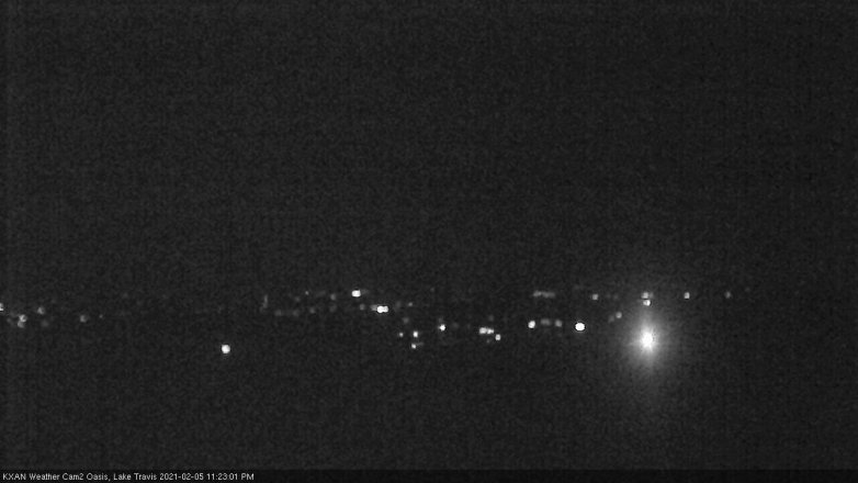 Lake Travis webcam, February 5, 2021 11:25 PM CT