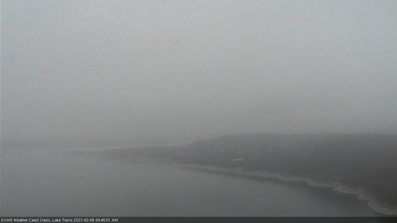 Lake Travis webcam, February 6, 2021 9:45 AM CT