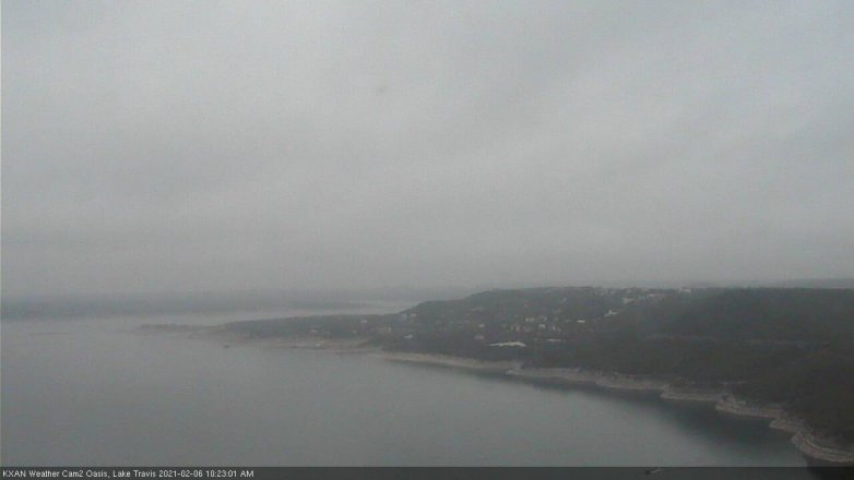 Lake Travis webcam, February 6, 2021 10:25 AM CT