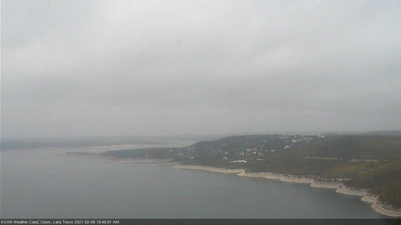 Lake Travis webcam, February 6, 2021 10:45 AM CT