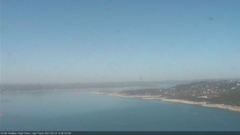 Lake Travis webcam, March 23, 2021 12:45 PM CT