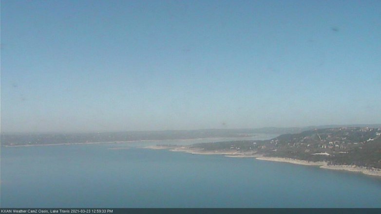 Lake Travis webcam, March 23, 2021 1:00 PM CT