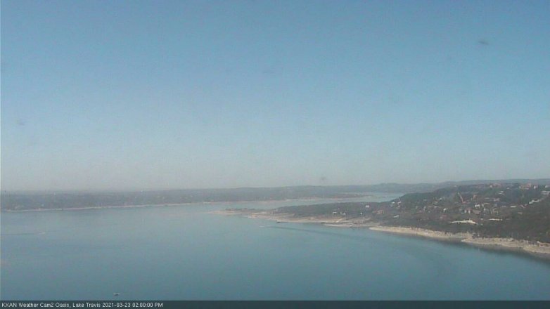 Lake Travis webcam, March 23, 2021 2:00 PM CT