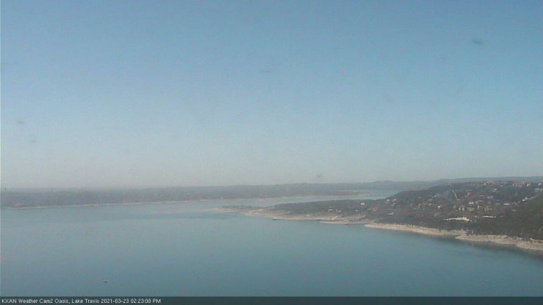 Lake Travis webcam, March 23, 2021 2:25 PM CT