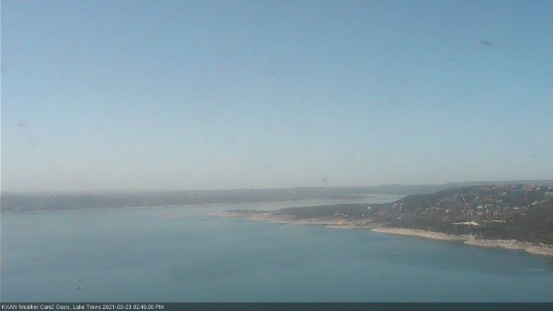 Lake Travis webcam, March 23, 2021 2:45 PM CT