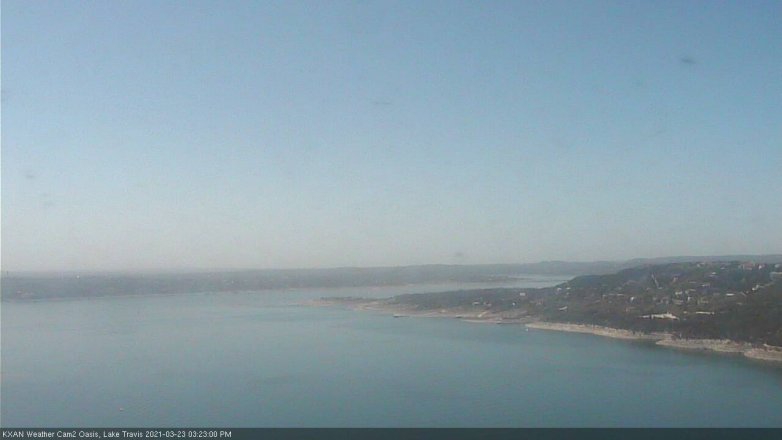 Lake Travis webcam, March 23, 2021 3:25 PM CT