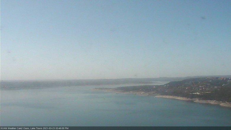 Lake Travis webcam, March 23, 2021 3:45 PM CT