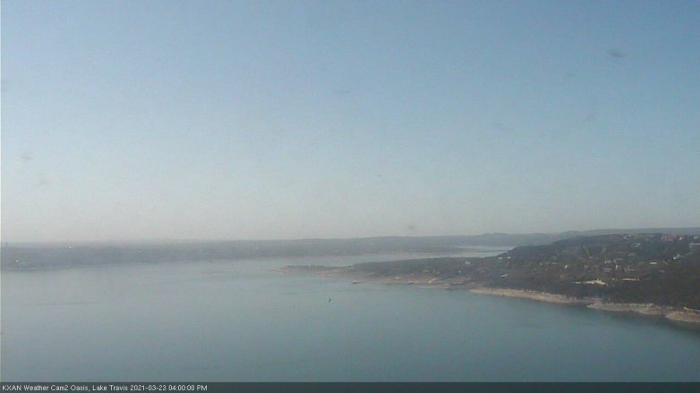 Lake Travis webcam, March 23, 2021 4:00 PM CT