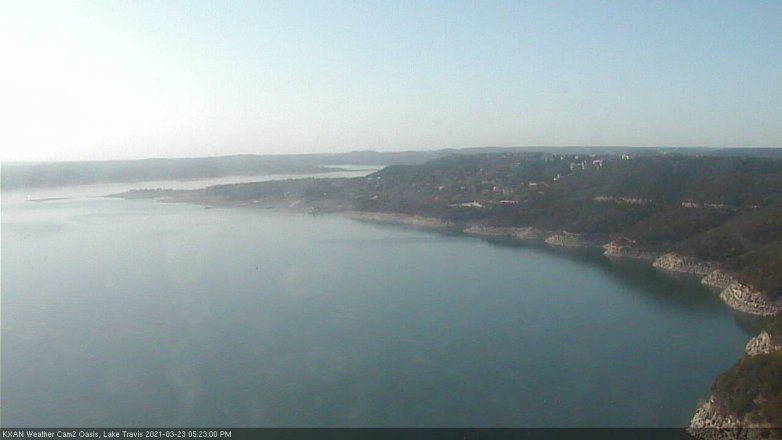 Lake Travis webcam, March 23, 2021 5:25 PM CT