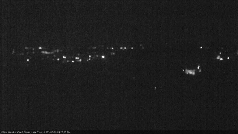 Lake Travis webcam, March 23, 2021 9:25 PM CT