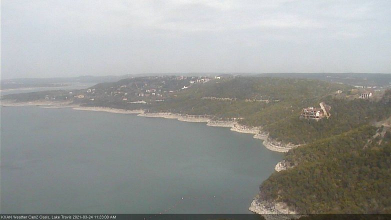 Lake Travis webcam, March 24, 2021 11:25 AM CT